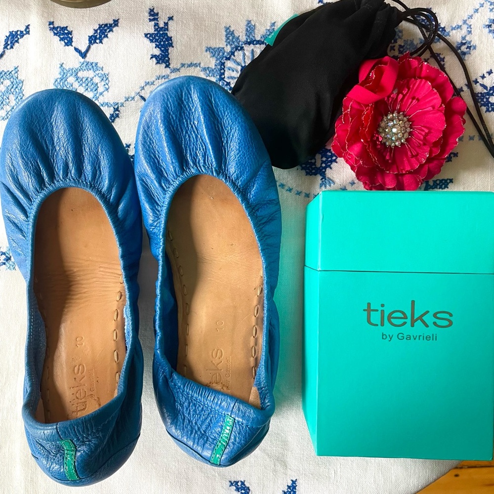 Tieks ballet flats size 10